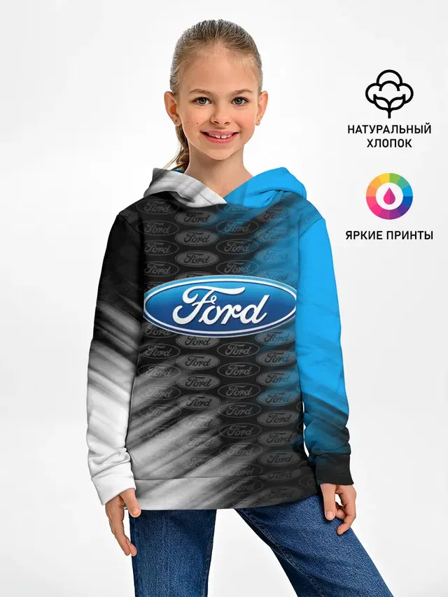 Детское худи с принтом «Ford»