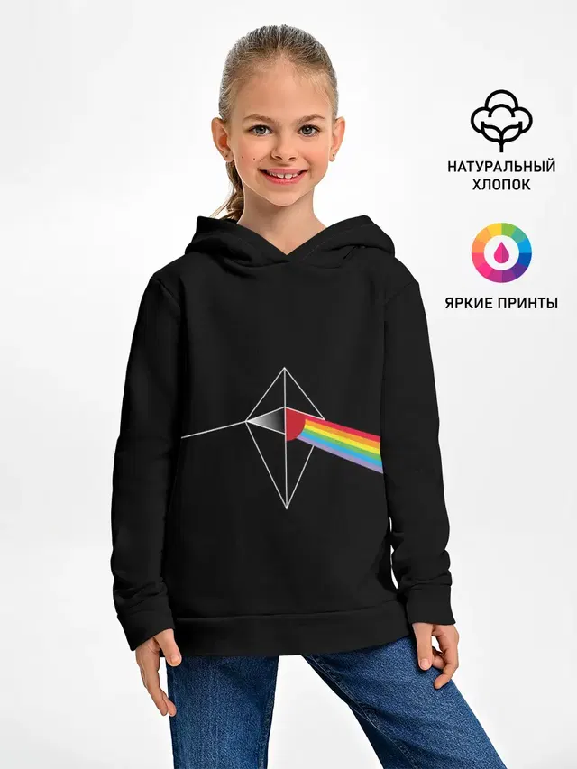 Детское худи с принтом «NMS — No mens sky x Pink Floyd»