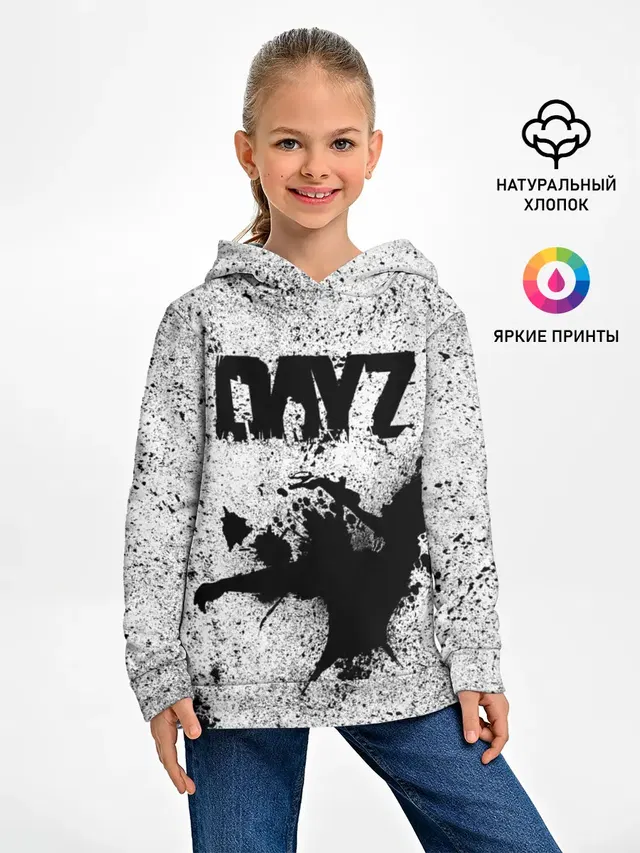 Детское худи с принтом «Zombie»