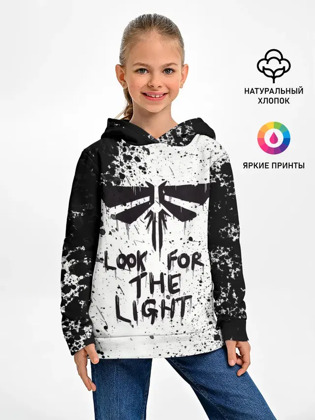 Детское худи с принтом «Ink splatter»