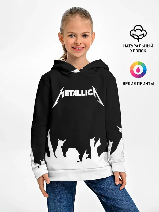 Детское худи с принтом «Metallica»