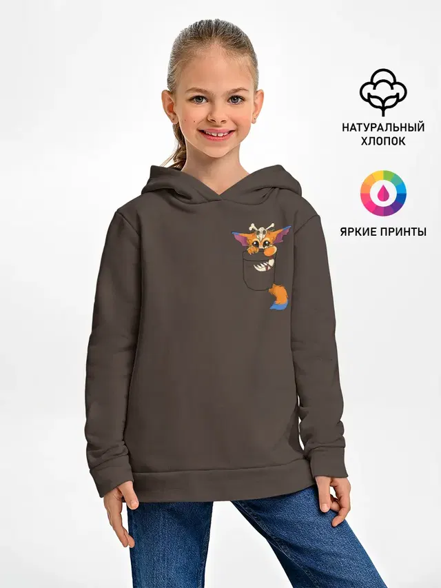 Детское худи с принтом «Gnar»