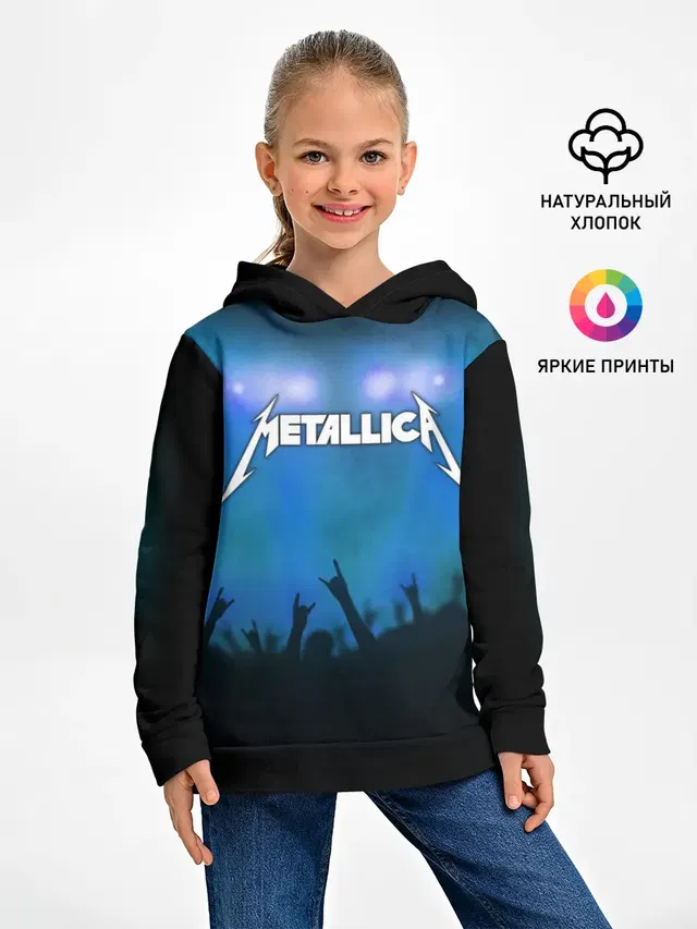 Детское худи с принтом «Metallica»