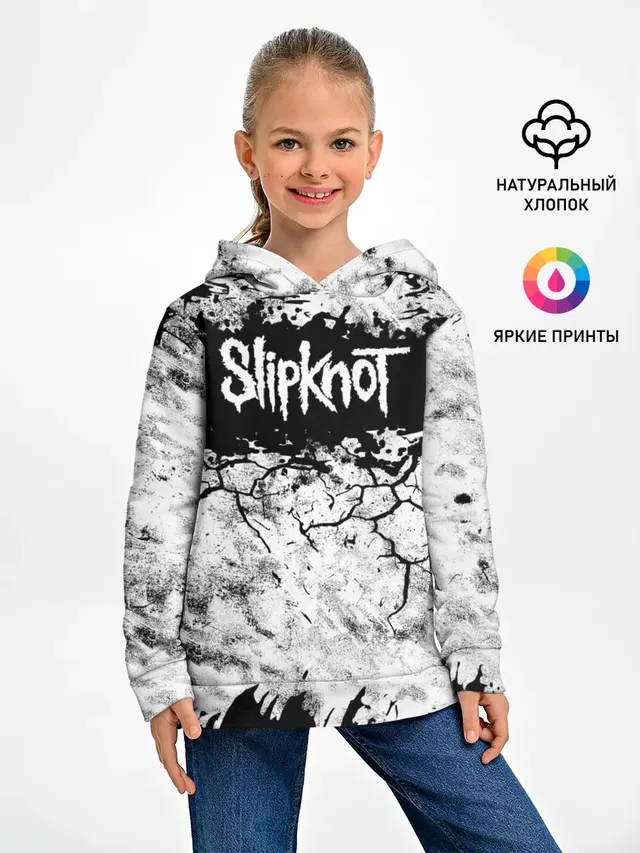 Надпись Слипкнот Рок Группа ЧБ | Slipknot