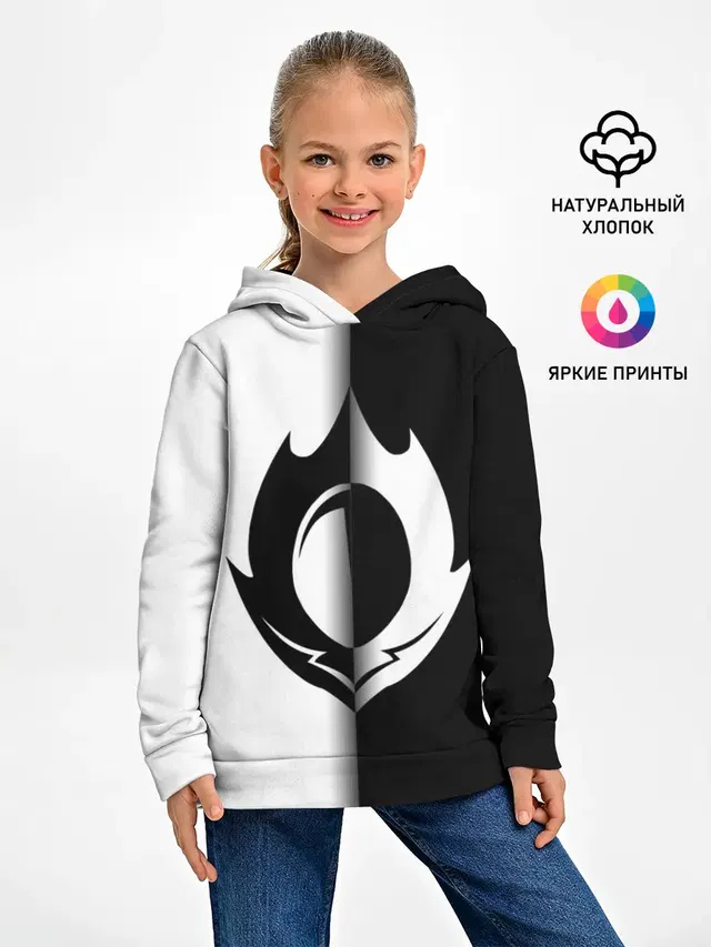 Детское худи с принтом «Code Geass — GODE GEASS symbol»