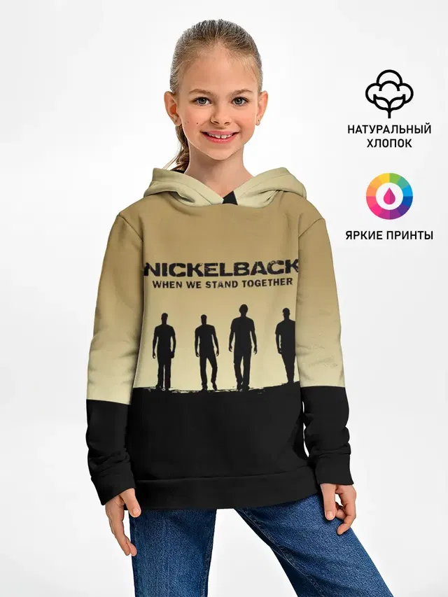 Детское худи с принтом «Nickelback»