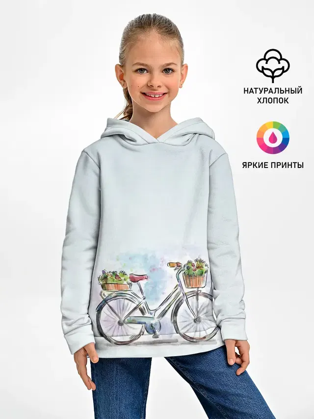 акварельный велосипед