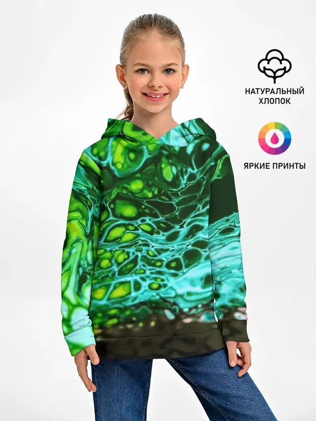 Кислотные разводы краски