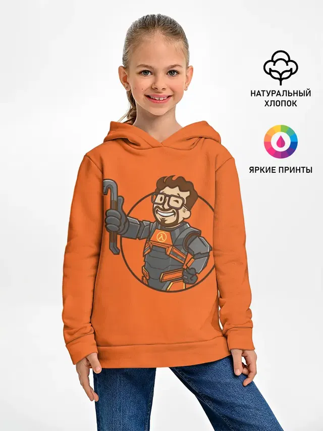 Детское худи с принтом «Freeman»