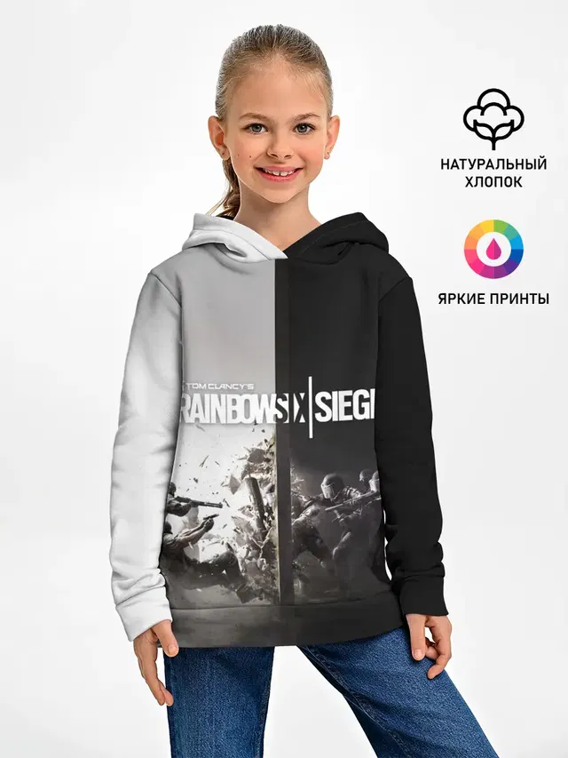 Детское худи с принтом «Tactical Gear — Tom Clancy’s Rainbow Six Siege»