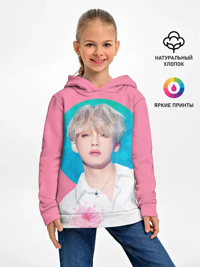 Детское худи с принтом «BTS — V»