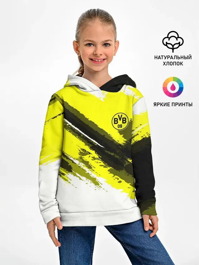 Детское худи с принтом «FC Borussia Original 2018»
