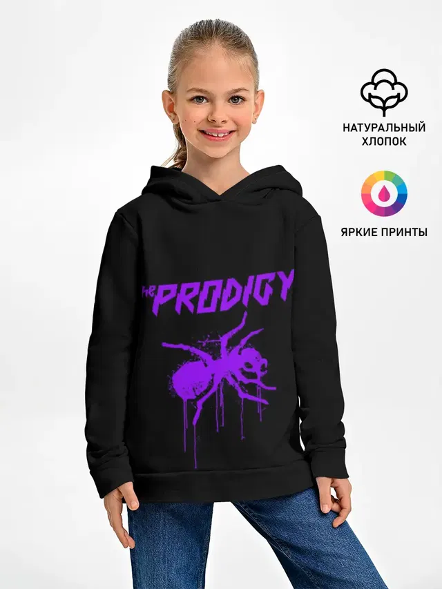 Детское худи с принтом «ant — The Prodigy»