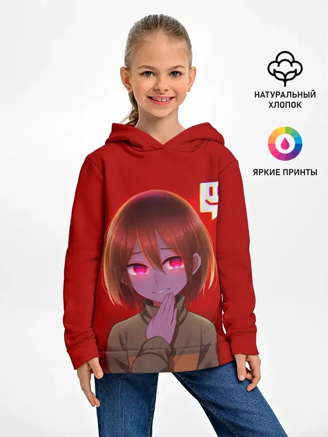 Детское худи с принтом «Chara»