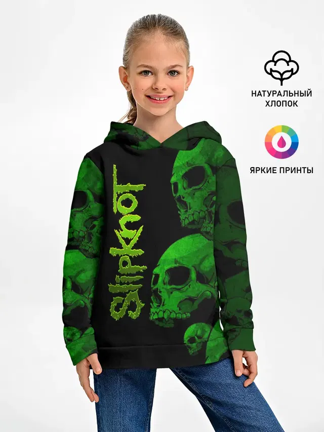 Детское худи с принтом «Skull»