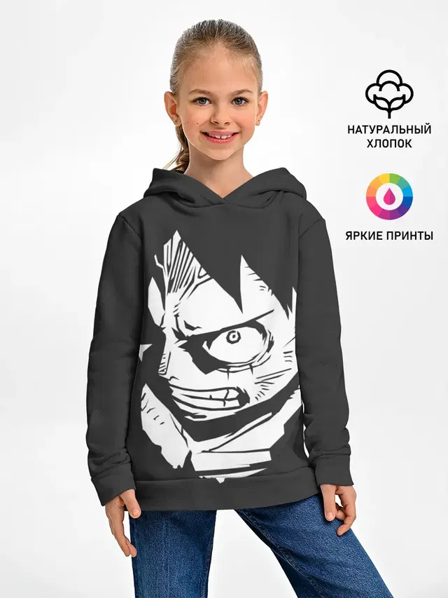 Детское худи с принтом «Ван Пис — Злой One piece»
