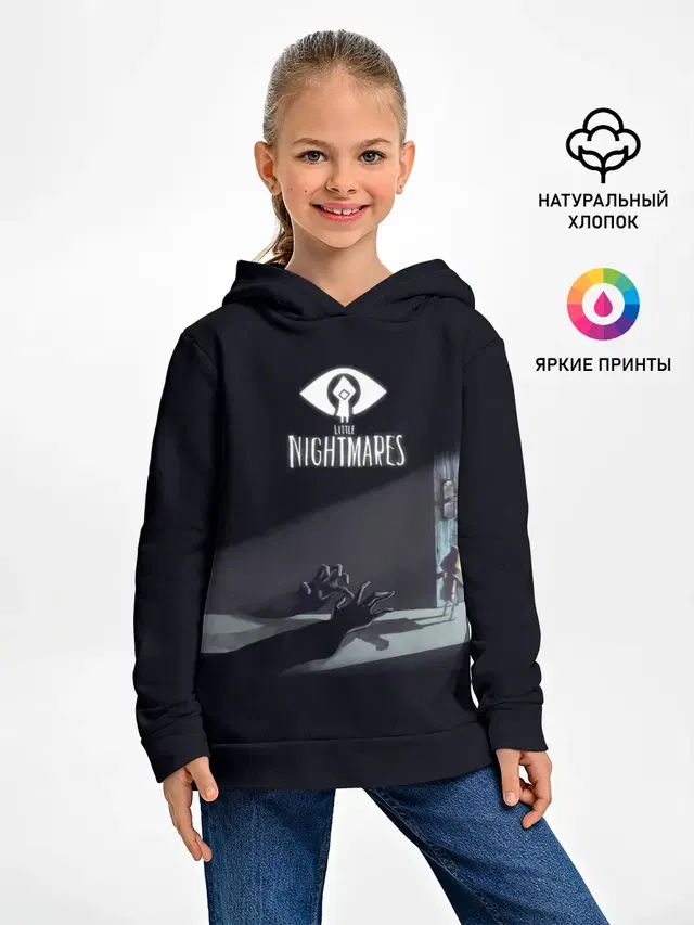 Детское худи с принтом «Little Nightmares Руки»