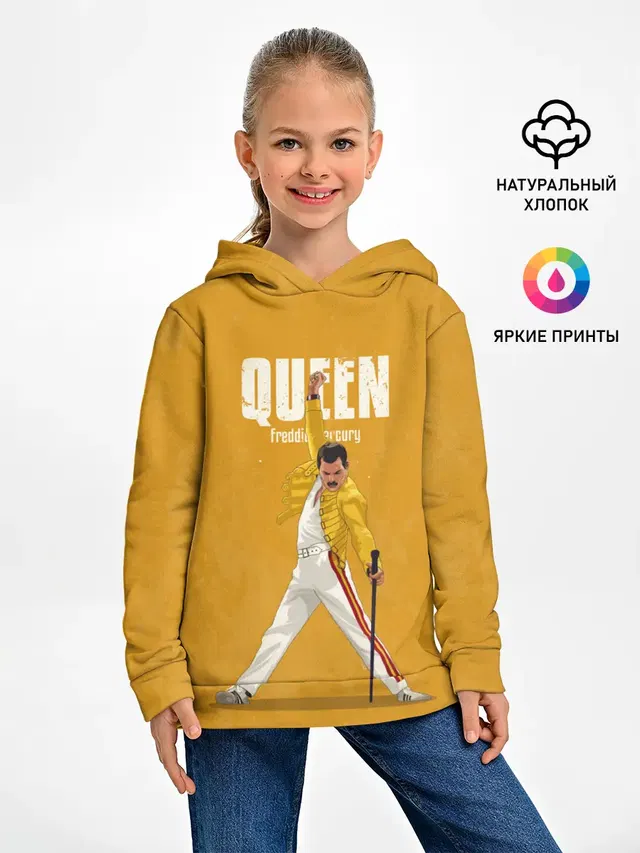 Детское худи с принтом «Queen»