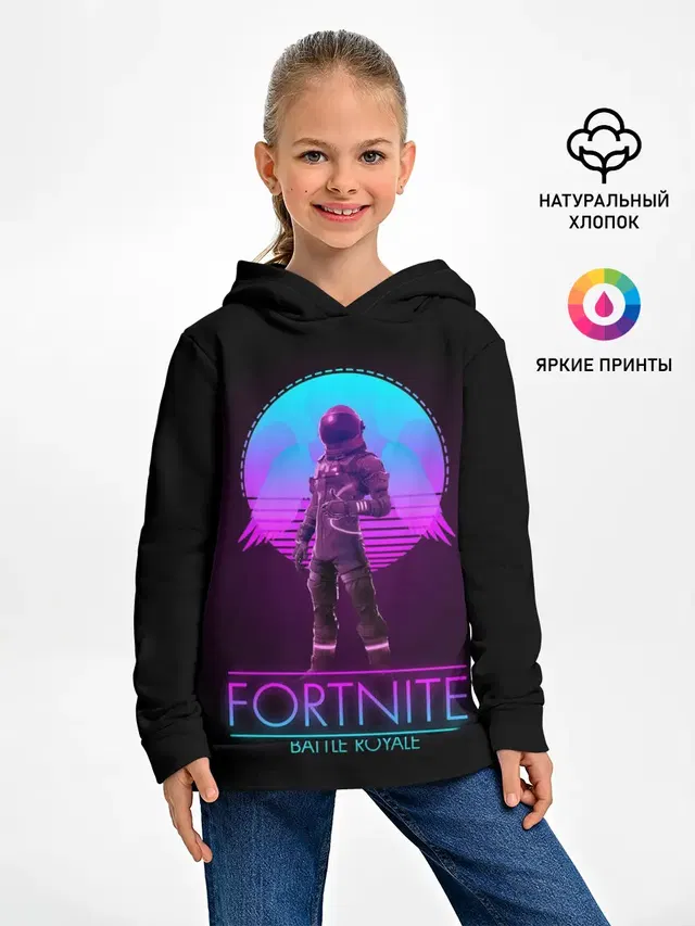 Детское худи с принтом «Фортнайт — Fortnite Battle Royale»