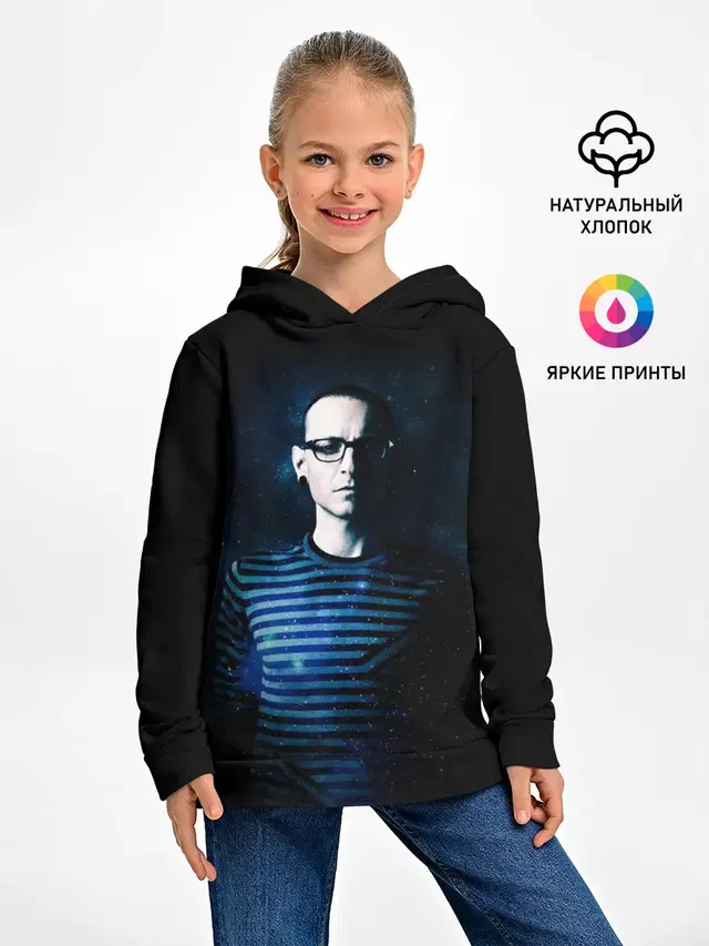 Детское худи с принтом «Linkin Park Chester Bennington»