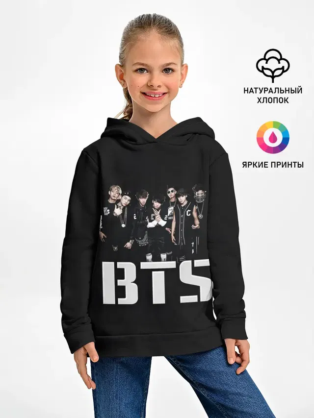 Детское худи с принтом «BTS»
