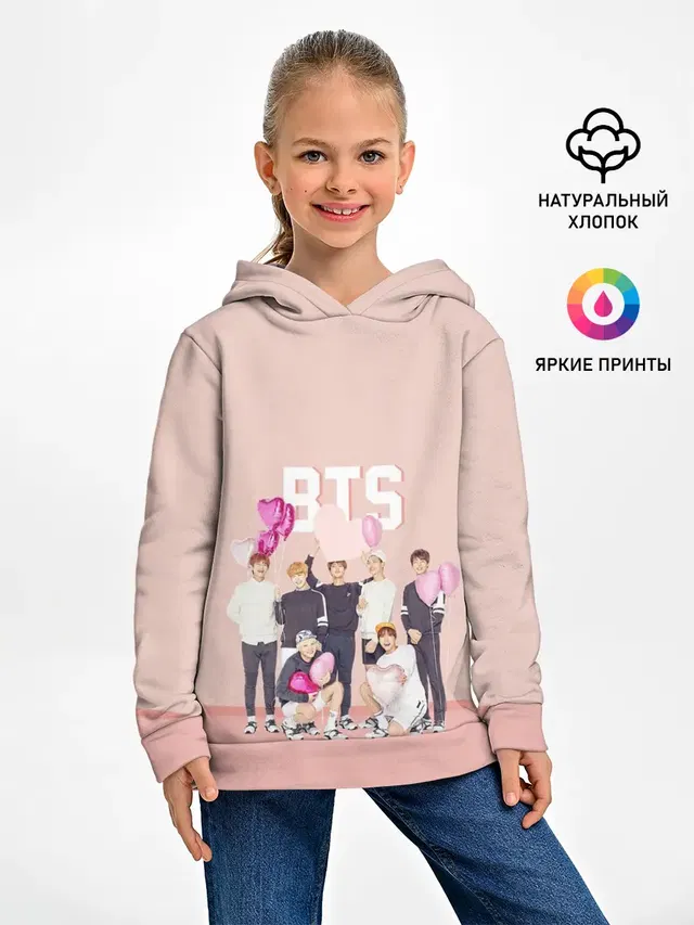 Детское худи с принтом «BTS»