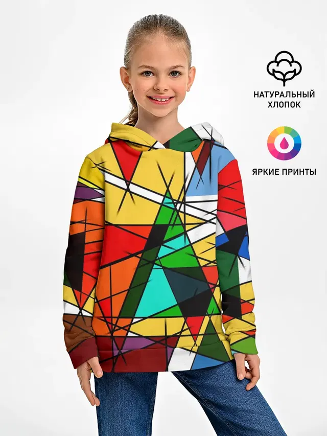 Детское худи с принтом «Tie-Dye — ПИКАССО»