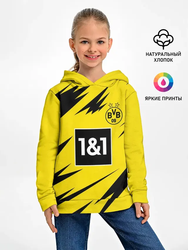 Детское худи с принтом «Borussia — Reus Borussia Dortmund 20-21»