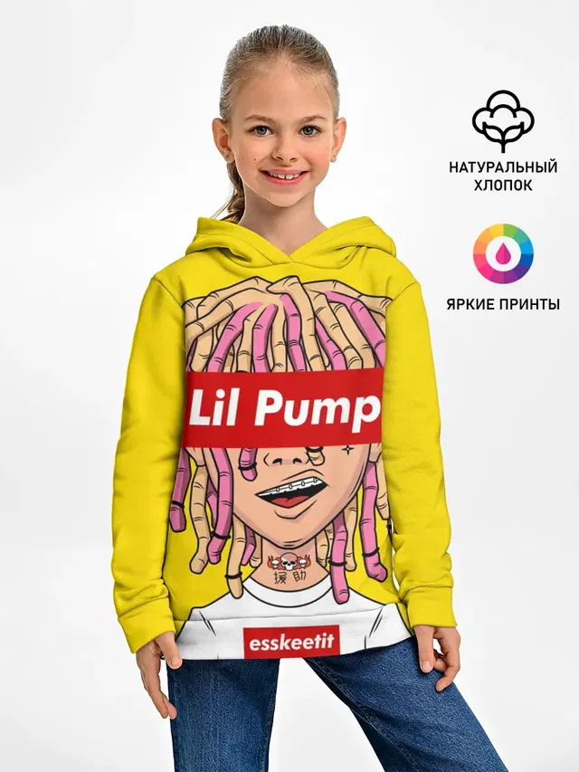 Детское худи с принтом «Lil Pump»