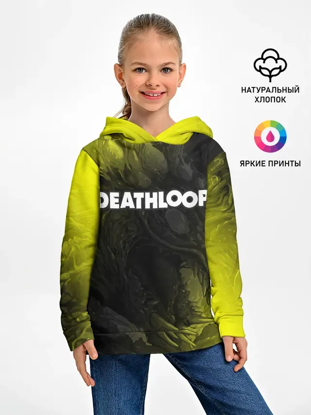 Детское худи с принтом «Deathloop - Hyperbeast»