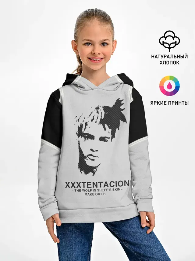 Детское худи с принтом «XXXtentacion»