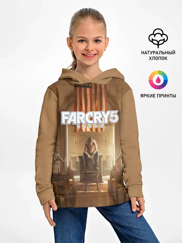 Детское худи с принтом «Joseph Seed — Far Cry 5»