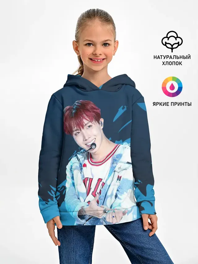 Детское худи с принтом «BTS»