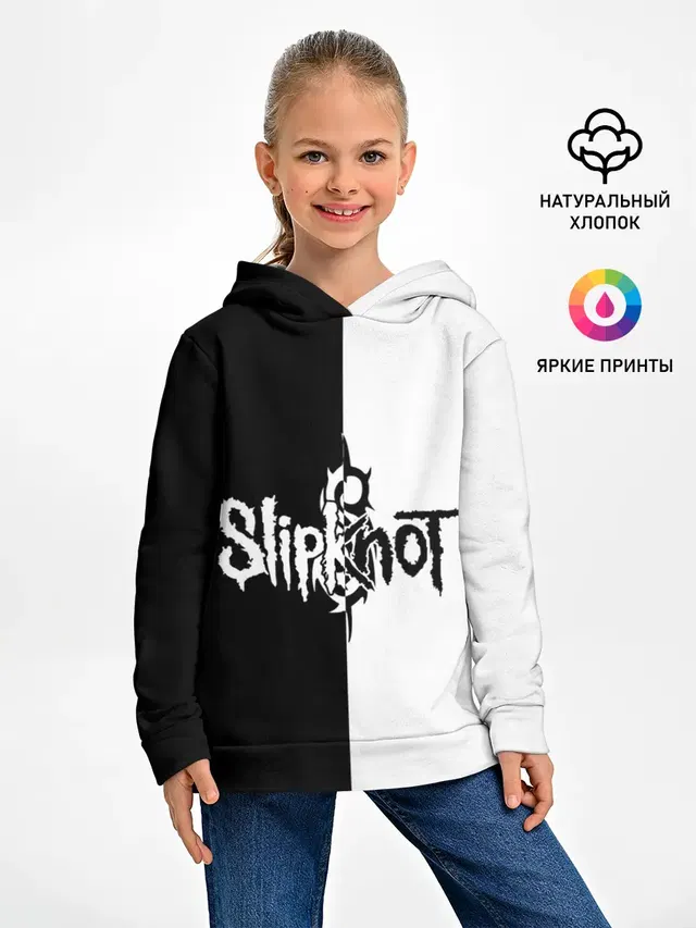 Детское худи с принтом «Slipknot»
