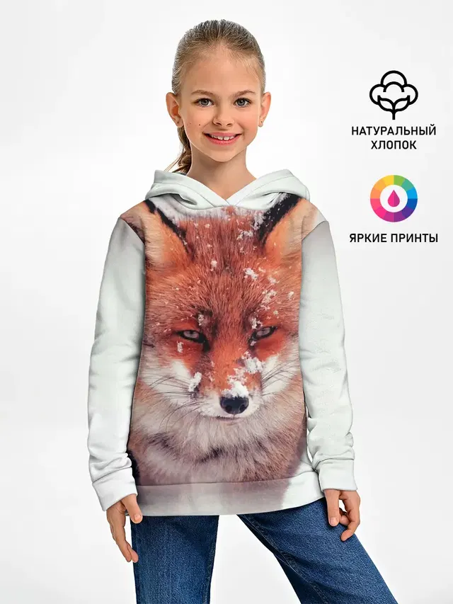 Лисица и снег