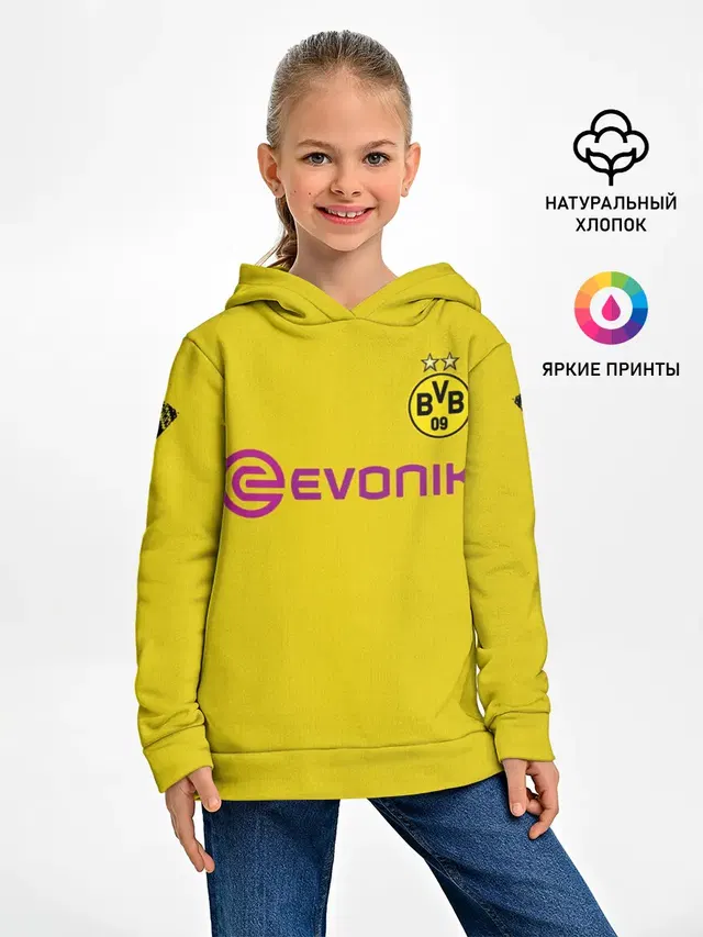 Детское худи с принтом «Reus home 19-20»