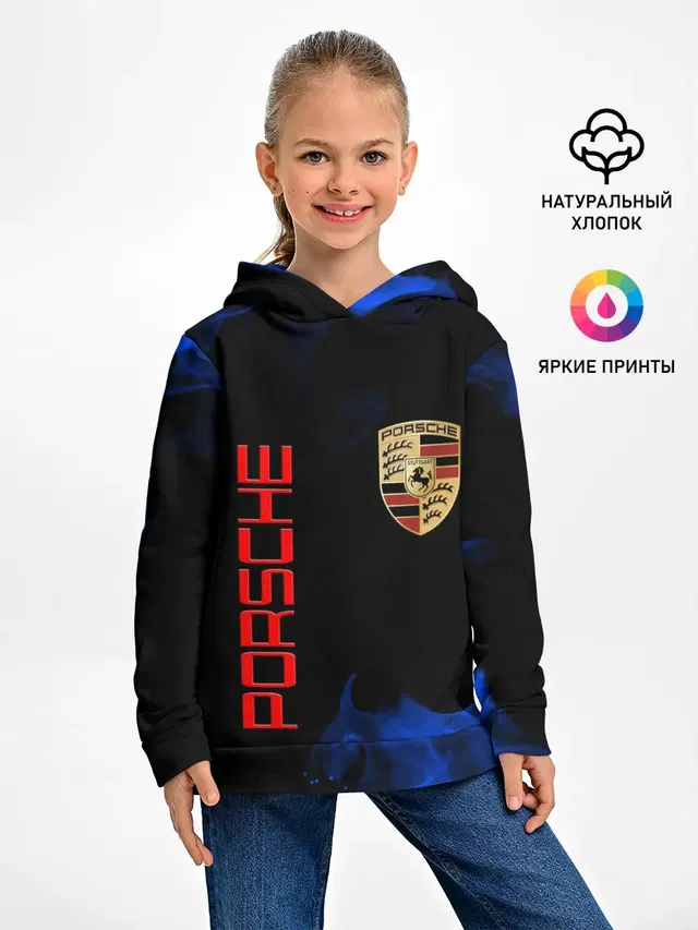 Детское худи с принтом «Porsche AG»