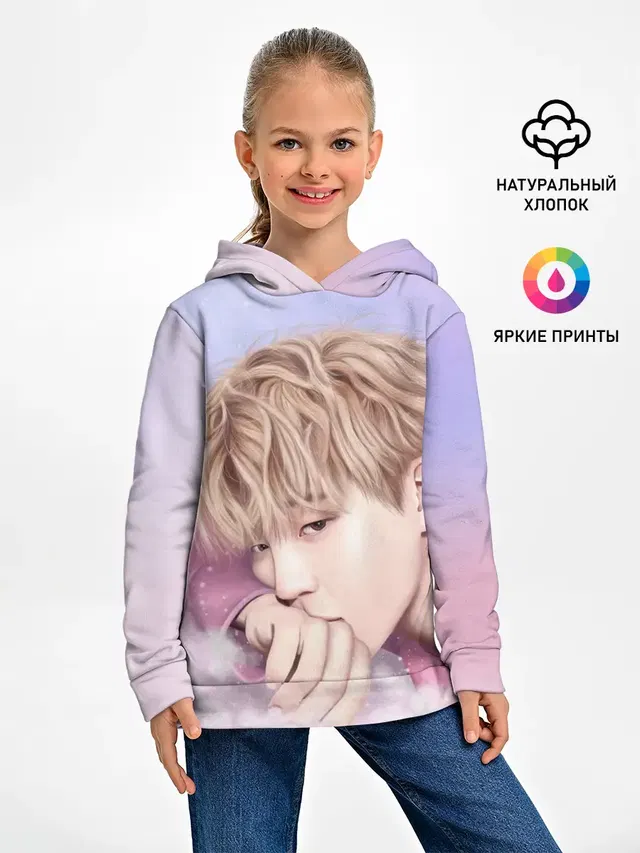 Детское худи с принтом «BTS»