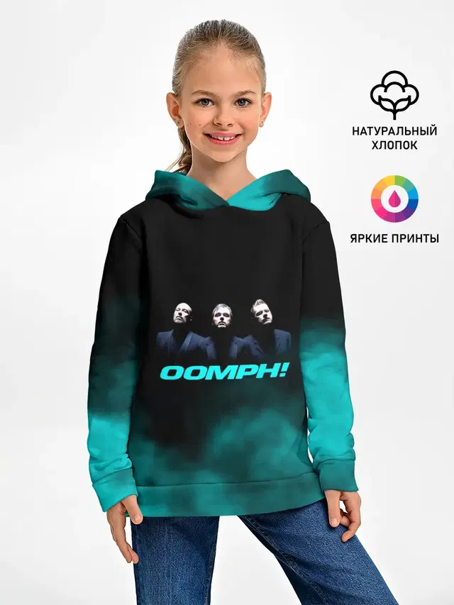 Детское худи с принтом «OOMPH»