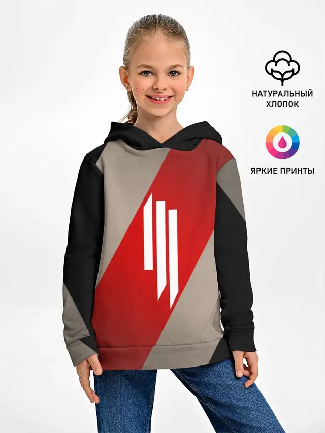 Детское худи с принтом «Skrillex»