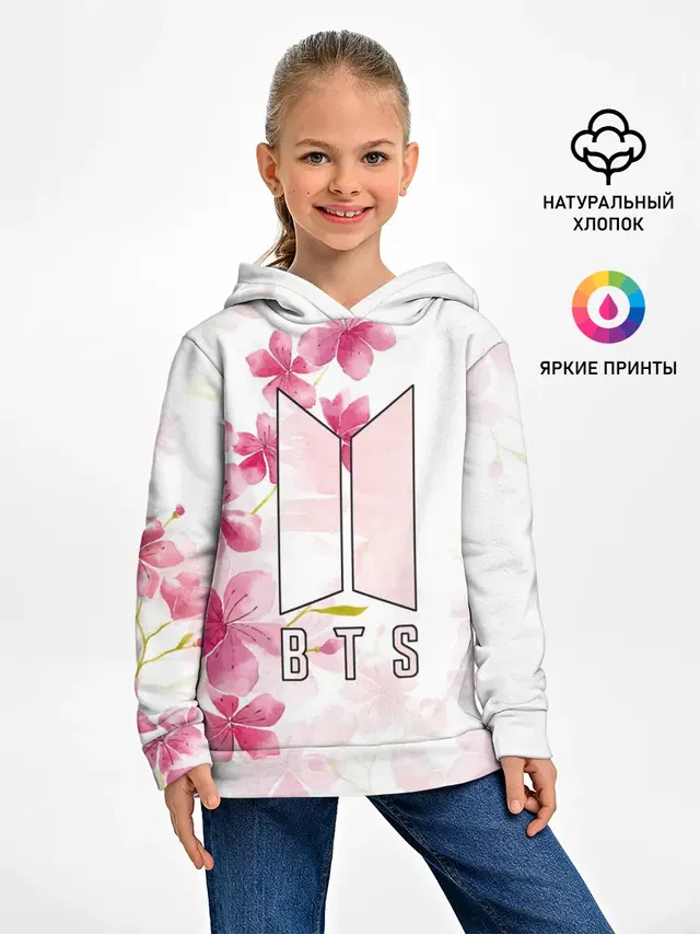 Детское худи с принтом «BTS»