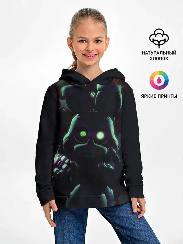 Детское худи с принтом «Five Nights At Freddy\s»