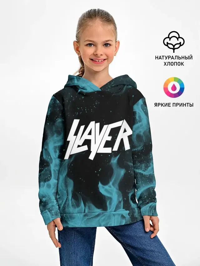 Детское худи с принтом «Slayer»