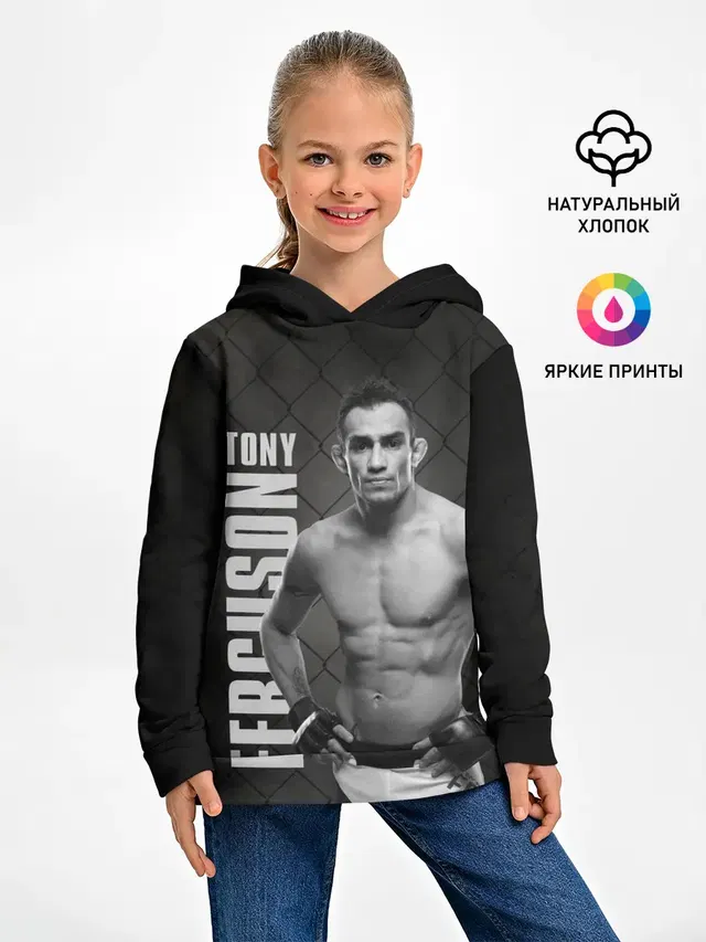 Детское худи с принтом «MMA — Tony Ferguson»