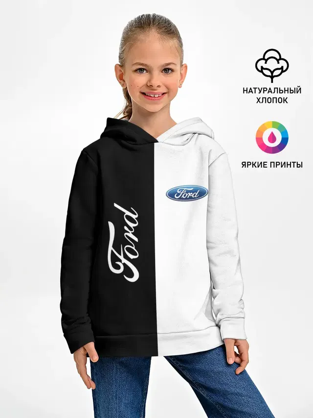 Детское худи с принтом «Ford»