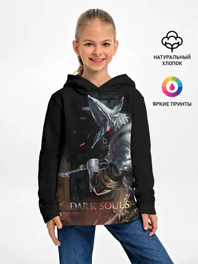 Детское худи с принтом «Knight»