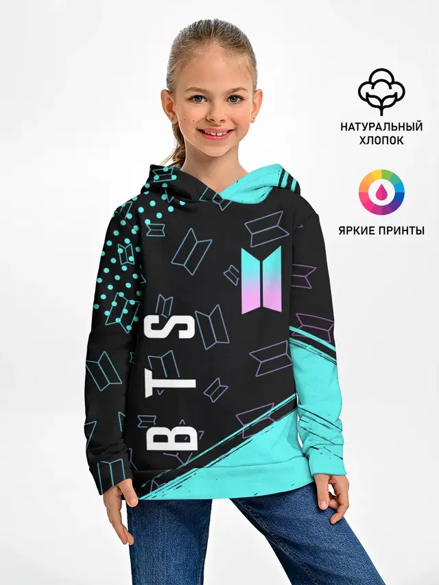 Детское худи с принтом «BTS»