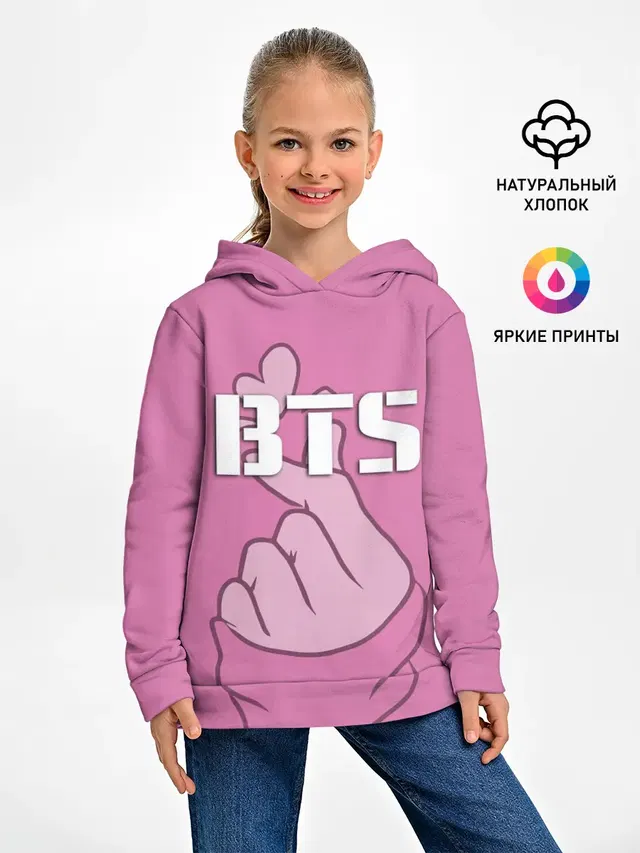 Детское худи с принтом «BTS»