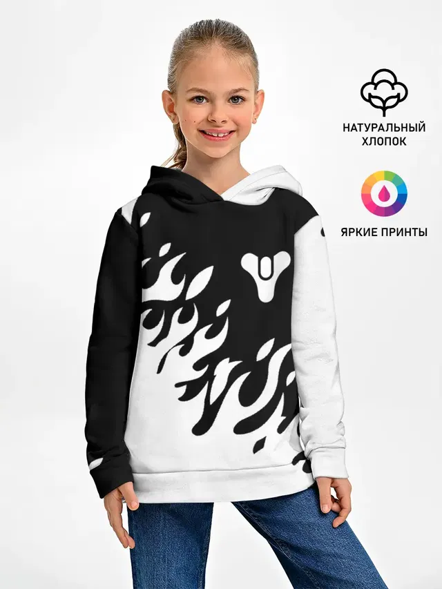 Детское худи с принтом «Tricorn logo»