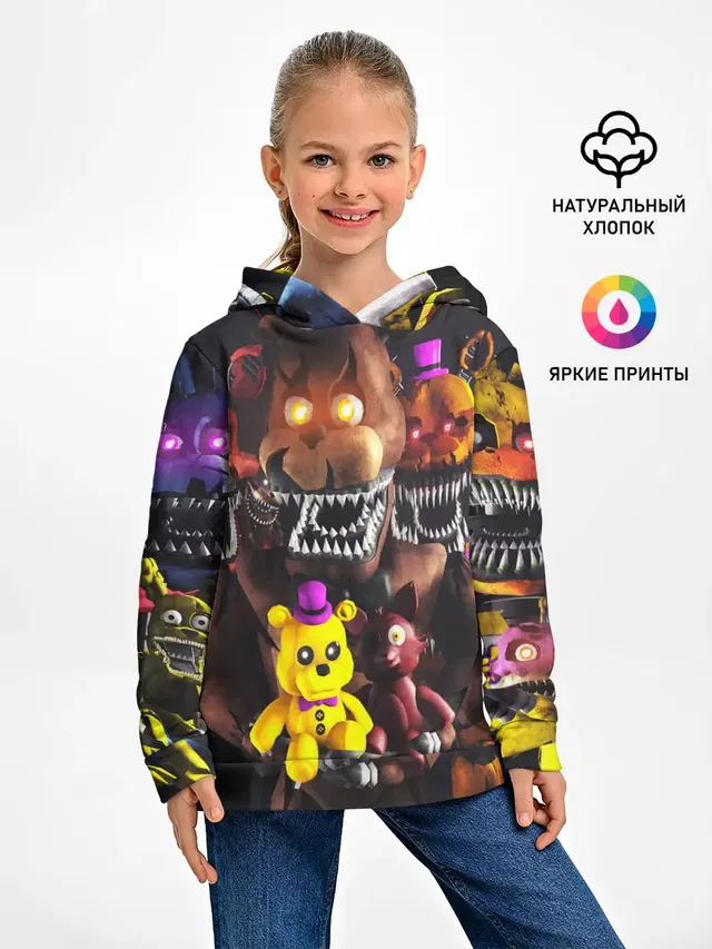 Детское худи с принтом «Игры — FIVE NIGHTS AT FREDDYS»